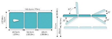 3 Section Therapeutic Table - ME4600  #4
