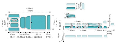 8 Section Chiropractic Table - ME4800  #6